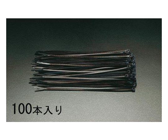 エスコ 299x 4.8mm 結束バンド(耐候性/100本)　EA475AH-300 1袋（ご注文単位1袋）【直送品】