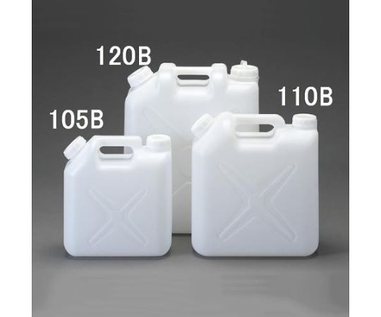 エスコ 10L ポリタンク(ﾉｽﾞﾙ無/6個)　EA508AT-110B 1パック（ご注文単位1パック）【直送品】