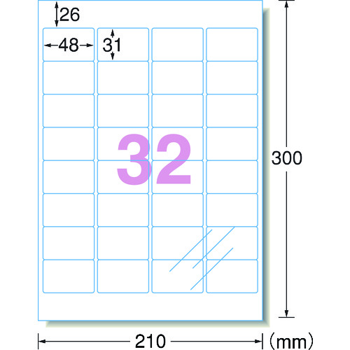 トラスコ中山 3M エーワン[[TM上]] 透明保護フィルム 48×31mm (6枚入)（ご注文単位1パック）【直送品】