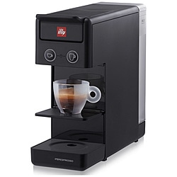 キーコーヒー　KEY　COFFEE FrancisFrancis!カプセル式コーヒーマシン illy ブラック Y3.3 ［ミルなし］ 1個（ご注文単位1個）【直送品】