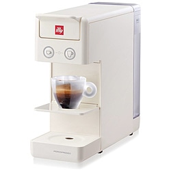 キーコーヒー　KEY　COFFEE FrancisFrancis!カプセル式コーヒーマシン illy ホワイト Y3.3 ［ミルなし］ 1個（ご注文単位1個）【直送品】