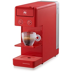 キーコーヒー　KEY　COFFEE FrancisFrancis!カプセル式コーヒーマシン illy レッド Y3.3 ［ミルなし］ 1個（ご注文単位1個）【直送品】