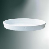 ロイヤル　小判　グラタン皿 NO.200　40cm　ホワイト  1個（ご注文単位1個）【直送品】