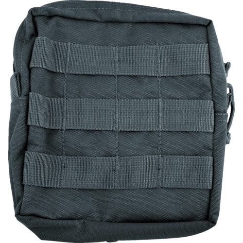 トラスコ中山 REDROCK ミディアム MOLLE ユーティリティーポーチ ブラック（ご注文単位1個）【直送品】