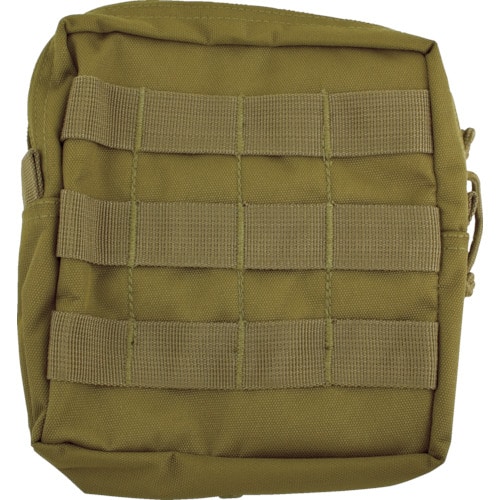 トラスコ中山 REDROCK ミディアム MOLLE ユーティリティーポーチ コヨーテ（ご注文単位1個）【直送品】