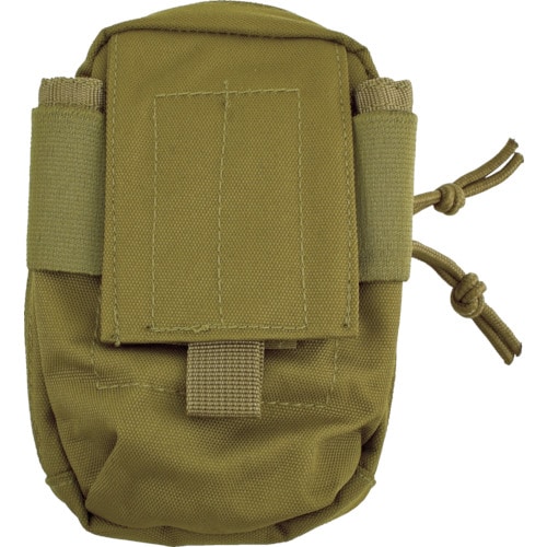 トラスコ中山 REDROCK MOLLE メディアポーチ コヨーテ（ご注文単位1個）【直送品】