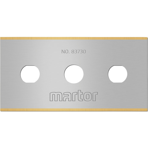 トラスコ中山 martor 替刃 100枚 INDUSTRIAL BLADE 83730 ステンレス（ご注文単位1パック）【直送品】