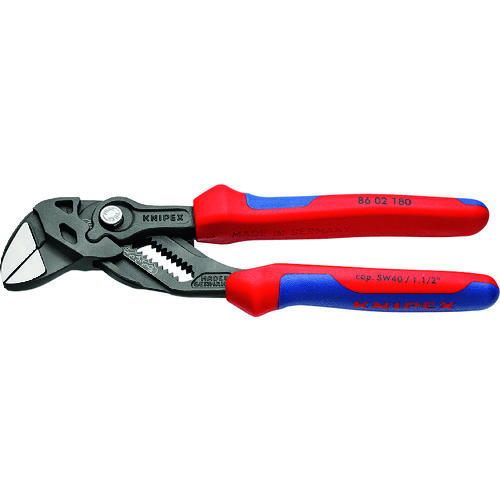 トラスコ中山 KNIPEX プライヤーレンチ コンフォートハンドル 180mm　195-5265（ご注文単位1個）【直送品】