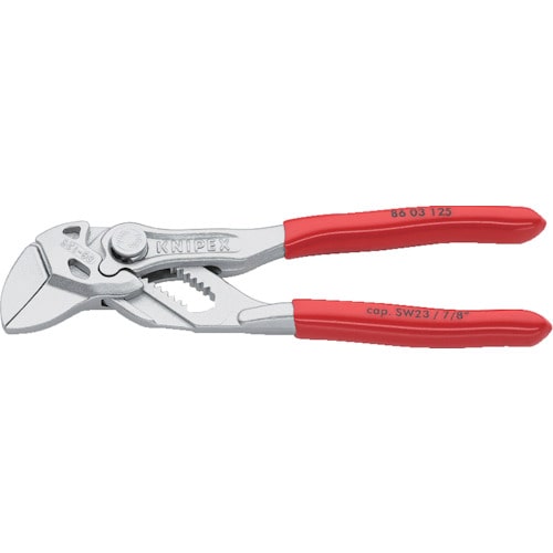 トラスコ中山 KNIPEX プライヤーレンチ すべり止めなし 125mm（ご注文単位1個）【直送品】