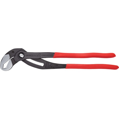 トラスコ中山 KNIPEX ウォーターポンププライヤー コブラXL ソフトプラスチックハンドル 400mm（ご注文単位1個）【直送品】