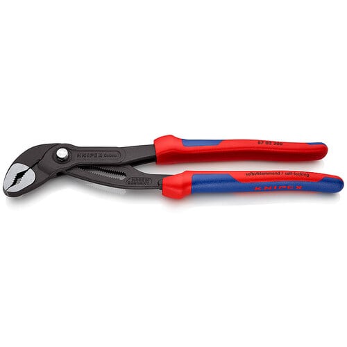 トラスコ中山 KNIPEX ウォーターポンププライヤー コブラ コンフォートハンドル 300mm　471-5985（ご注文単位1個）【直送品】