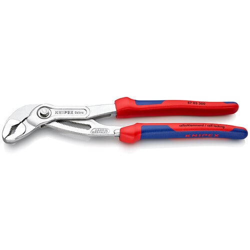 トラスコ中山 KNIPEX ウォーターポンププライヤー コブラ コンフォートハンドル 300mm　471-6043（ご注文単位1個）【直送品】