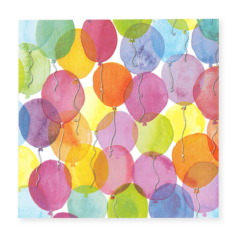 Ambiente　Europe ペーパーナプキン　20枚 Aquarell　Balloons AMB11480L 1パック（ご注文単位48パック）【直送品】