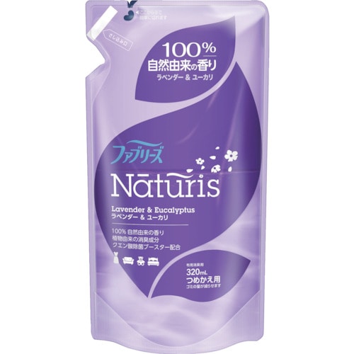 トラスコ中山 P＆G ファブリーズ ナチュリス ラベンダー＆ユーカリ つめかえ 320ml（ご注文単位1本）【直送品】