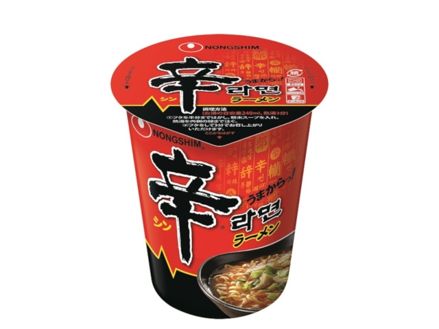 農心ジャパン辛カップラーメン68g※軽（ご注文単位12個）【直送品】