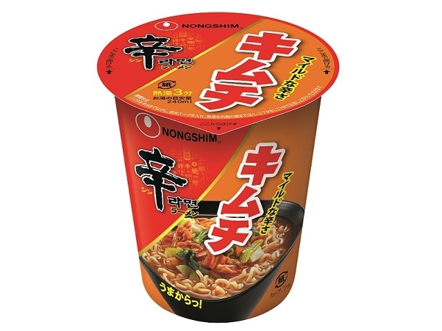 農心ジャパン辛ラーメンキムチカップ68g※軽（ご注文単位12個）【直送品】