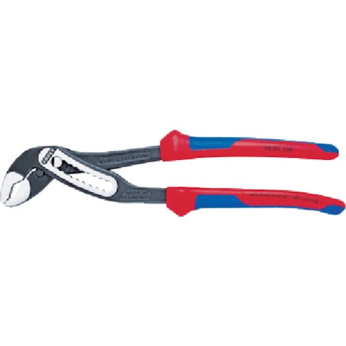 トラスコ中山 KNIPEX ウォーターポンププライヤー アリゲーター コンフォートハンドル 180mm　446-9461（ご注文単位1個）【直送品】