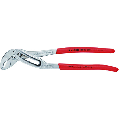 トラスコ中山 KNIPEX ウォーターポンププライヤー アリゲーター ソフトプラスチックハンドル 250mm　835-5143（ご注文単位1個）【直送品】