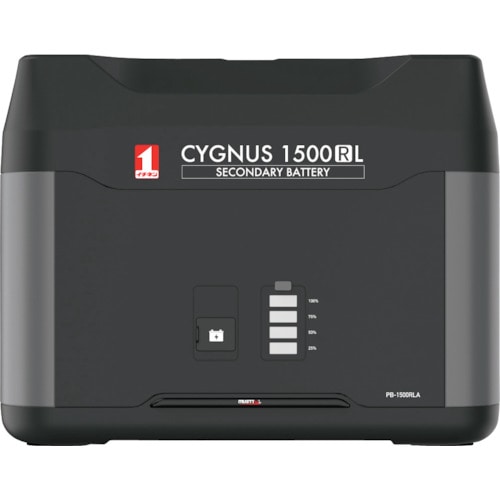 トラスコ中山 MUSTTOOL PB－1500RLA 補助バッテリー CYGNUS 1500RL 592-4814  (ご注文単位1台) 【直送品】