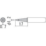 トラスコ中山 白光 こて先 1.2D型　255-4771（ご注文単位1本）【直送品】