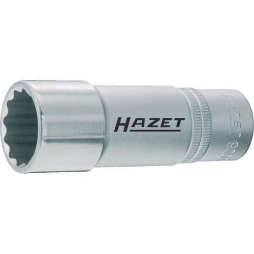 トラスコ中山 HAZET ディープソケットレンチ(12角タイプ・差込角12.7mm・対辺10mm)（ご注文単位1個）【直送品】