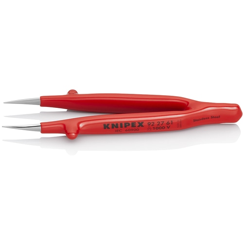 トラスコ中山 KNIPEX 9227-61 絶縁精密ピンセット 130mm（ご注文単位1本）【直送品】