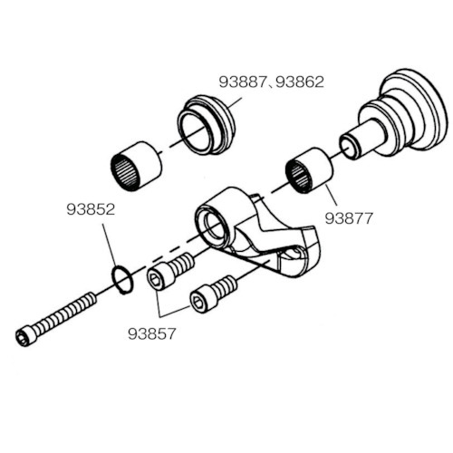 トラスコ中山 RIDGID ロールグルーバー用パーツ 100-150A グルーブロールセット（ご注文単位1パック）【直送品】