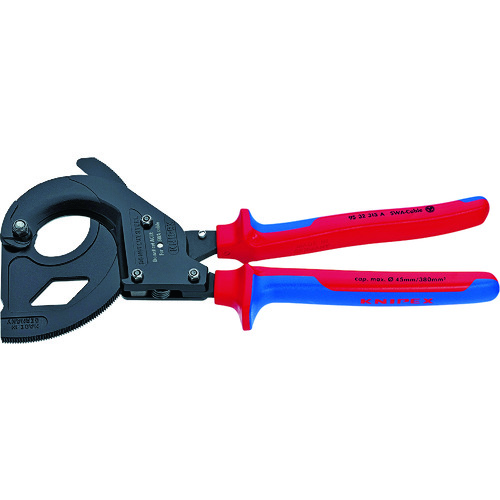 トラスコ中山 KNIPEX ラチェットケーブルカッター 315mm（ご注文単位1個）【直送品】