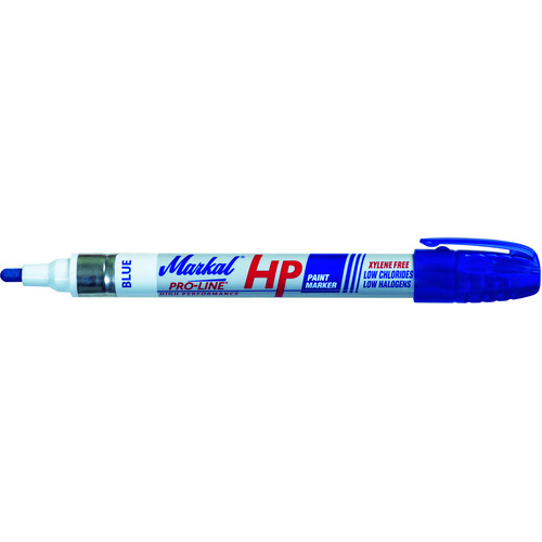 トラスコ中山 LACO Markal 工業用マーカー 「PROLINE HP」 青（ご注文単位1本）【直送品】