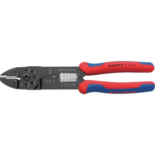 トラスコ中山 KNIPEX 圧着ペンチ 240mm　446-9739（ご注文単位1個）【直送品】