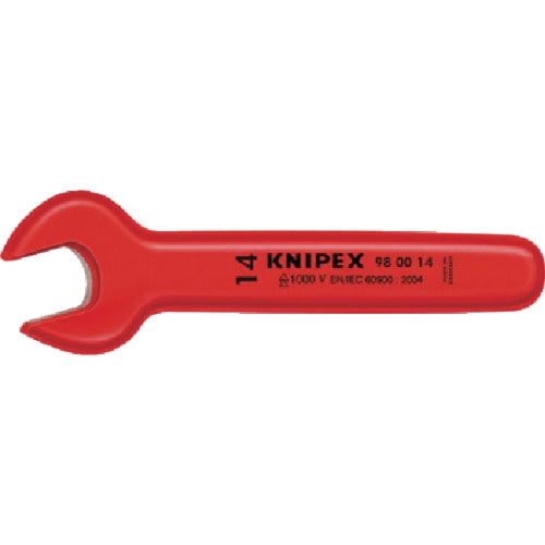 トラスコ中山 KNIPEX 9800-07 絶縁スパナ 1000V（ご注文単位1個）【直送品】