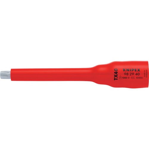 トラスコ中山 KNIPEX 1000V絶縁ソケットT×40（ご注文単位1個）【直送品】