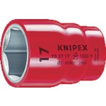 トラスコ中山 KNIPEX 絶縁ソケット 3/8X11mm（ご注文単位1個）【直送品】