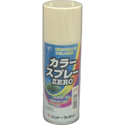 トラスコ中山 シントー カラースプレーゼロ ミルキーホワイト 817-9611  (ご注文単位1本) 【直送品】