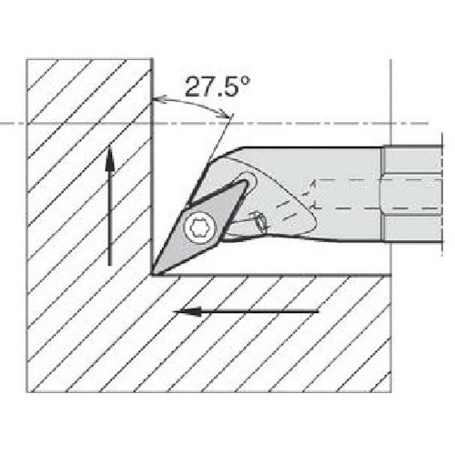 トラスコ中山 京セラ 倣い・ぬすみ加工用エクセレントバー A-SVPC(B)-AE（ご注文単位1個）【直送品】