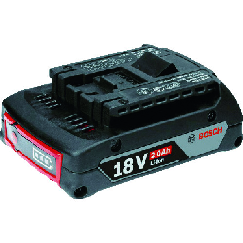 トラスコ中山 ボッシュ バッテリー スライド式 18V2.0Ahリチウムイオン（ご注文単位1個）【直送品】