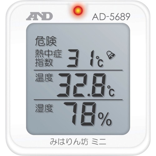 トラスコ中山 A＆D 熱中症 みはりん坊ミニ（ご注文単位1個）【直送品】