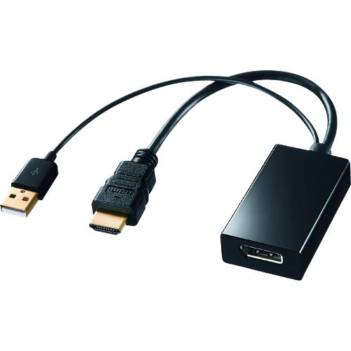 トラスコ中山 SANWA HDMI－DisplayPort変換アダプタ 201-6424  (ご注文単位1個) 【直送品】