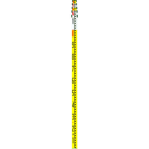 トラスコ中山 マイゾックス アルミスタッフ サンアルゴーイエロー5m×5段 ISO対応（ご注文単位1本）【直送品】