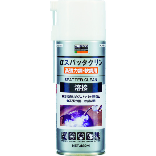 トラスコ中山 TRUSCO αスパッタクリン 高張力鋼・軟鋼用 420ml（ご注文単位1本）【直送品】