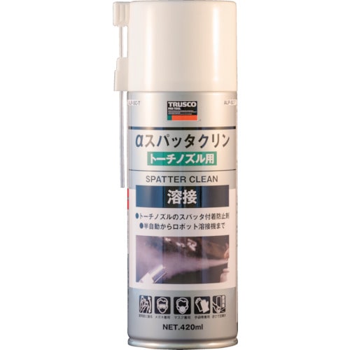 トラスコ中山 TRUSCO αスパッタクリン トーチノズル用 420ml（ご注文単位1本）【直送品】