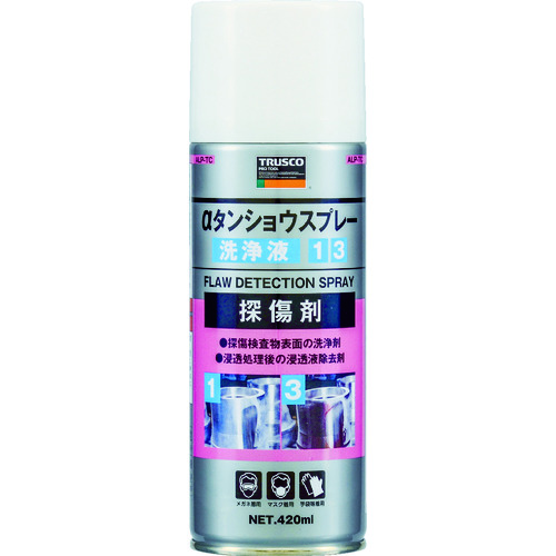 トラスコ中山 TRUSCO αタンショウスプレー 洗浄液 420ml（ご注文単位1本）【直送品】