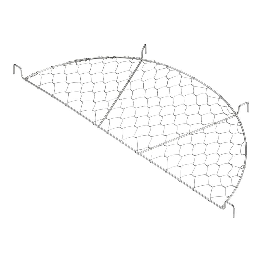 SA18-8亀甲目半月型天ぷらアミ 48cm用 1個（ご注文単位1個）【直送品】