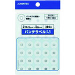 トラスコ中山 JTX 192208)パンチラベル 白 B058J （ご注文単位1パック）【直送品】