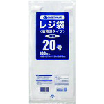 トラスコ中山 JTX 830305レジ袋＜省資源タイプ＞No.20 百枚B720J（ご注文単位1パック）【直送品】