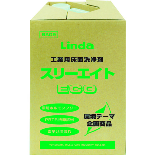 トラスコ中山 Linda スリーエイトECO 18kg/CS（ご注文単位1個）【直送品】