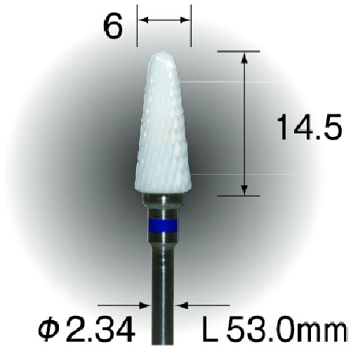 トラスコ中山 ミニモ セラミックカッター コース φ6　167-4515（ご注文単位1本）【直送品】