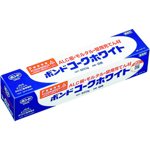 トラスコ中山 コニシ ボンドコークホワイト 500g(箱) #50112（ご注文単位1本）【直送品】