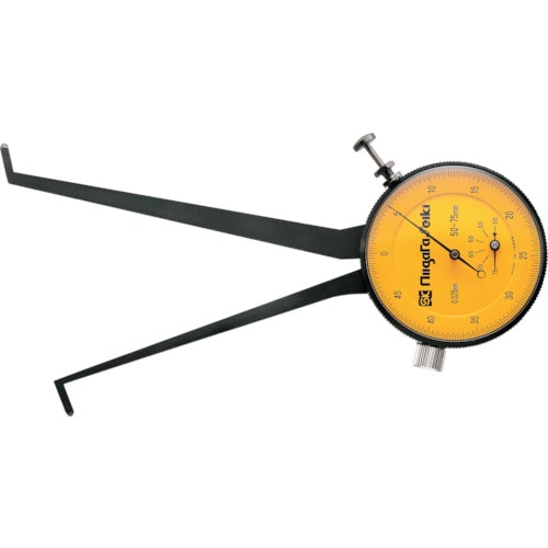 トラスコ中山 SK ダイヤルキャリパゲージ 測定範囲50～75mm 最小表示0.025mm（ご注文単位1個）【直送品】