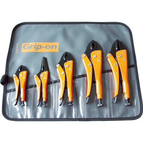 トラスコ中山 GRIP-ON グリッププライヤーセット　752-1707（ご注文単位1セット）【直送品】